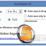 AutoSaver 2.0 ذخیره اتوماتیک فعالیتها در نرم افزارهای مختلف