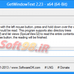 GetWindowText 4.01 کپی متن پنجره های ويندوز