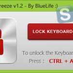 KeyFreeze 1.2 Final قفل صفحه کلید و موس با یک کلیک
