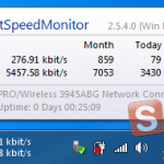 NetSpeedMonitor 2.5.4.0 نمایش سرعت اینترنت در تسکبار ویندوز