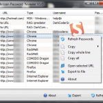 Phrozen Password Revealer 1.1 بازیابی پسوردهای ذخیره شده در مرورگرها