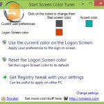 Start Screen Color Tuner for Windows 8.1 v1.0.0.1 تغییر رنگ صفحه ورود به ویندوز ۸٫۱